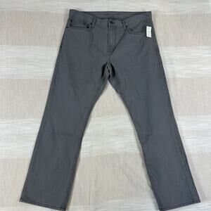 NWT Old Navy Men's Straight Fit Built in Tough Sz 36x30 Gray Pants Jeans New